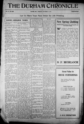 Durham Chronicle (1867), 3 Sep 1914