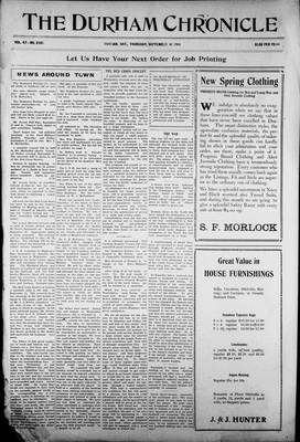 Durham Chronicle (1867), 10 Sep 1914