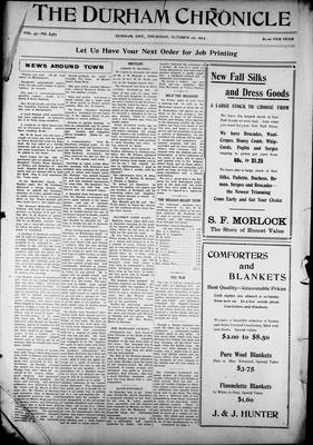 Durham Chronicle (1867), 22 Oct 1914