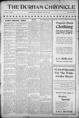 Durham Chronicle (1867), 15 Apr 1915