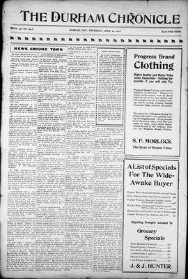 Durham Chronicle (1867), 22 Apr 1915