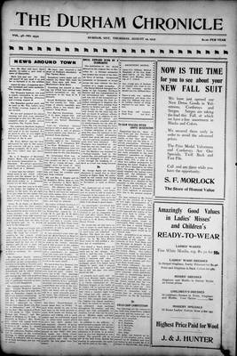 Durham Chronicle (1867), 19 Aug 1915