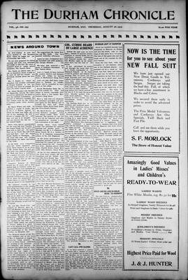 Durham Chronicle (1867), 26 Aug 1915