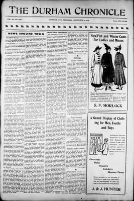 Durham Chronicle (1867), 4 Nov 1915