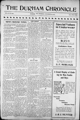 Durham Chronicle (1867), 25 Nov 1915