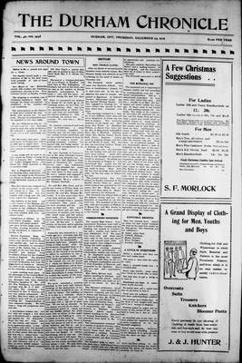 Durham Chronicle (1867), 23 Dec 1915