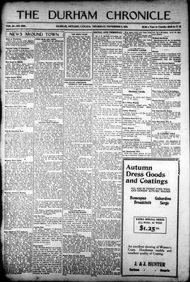 Durham Chronicle (1867), 9 Nov 1922