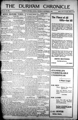 Durham Chronicle (1867), 21 Dec 1922