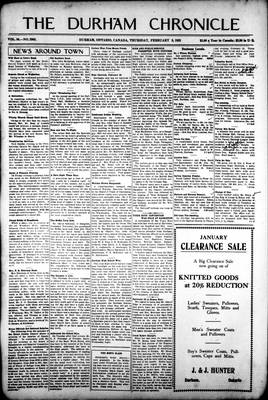 Durham Chronicle (1867), 8 Feb 1923