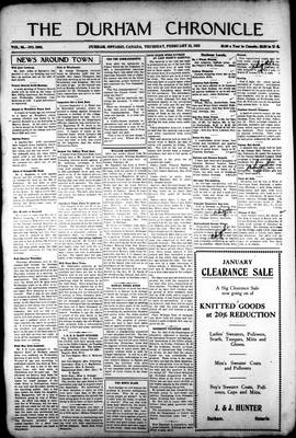 Durham Chronicle (1867), 22 Feb 1923