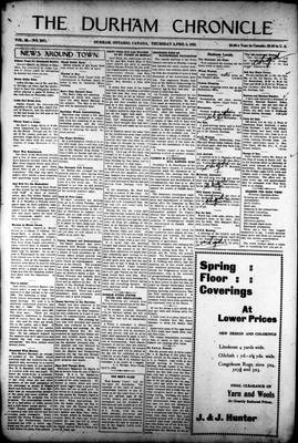 Durham Chronicle (1867), 5 Apr 1923