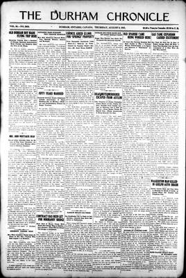 Durham Chronicle (1867), 9 Aug 1923