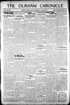 Durham Chronicle (1867), 23 Aug 1923