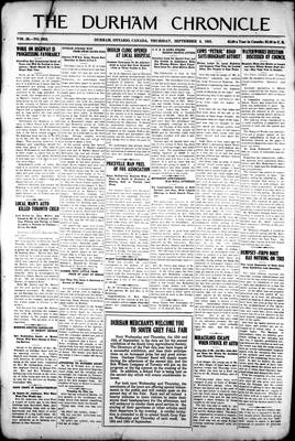 Durham Chronicle (1867), 6 Sep 1923