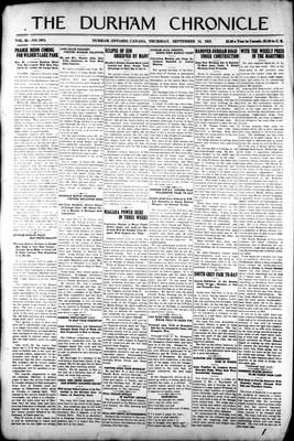 Durham Chronicle (1867), 13 Sep 1923