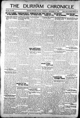 Durham Chronicle (1867), 27 Sep 1923