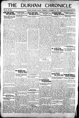 Durham Chronicle (1867), 22 Nov 1923