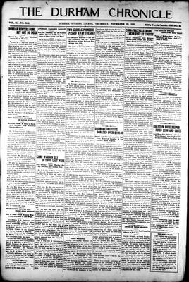 Durham Chronicle (1867), 29 Nov 1923