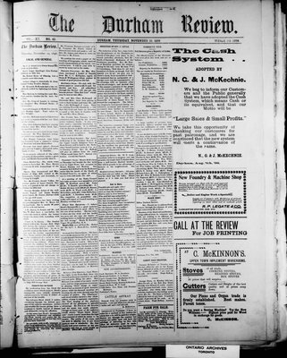 Durham Review (1897), 10 Nov 1898