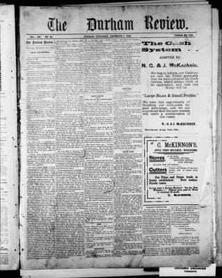 Durham Review (1897), 1 Dec 1898