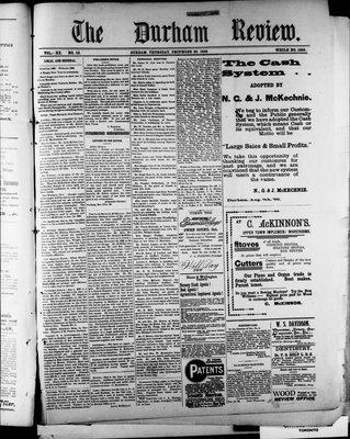 Durham Review (1897), 29 Dec 1898