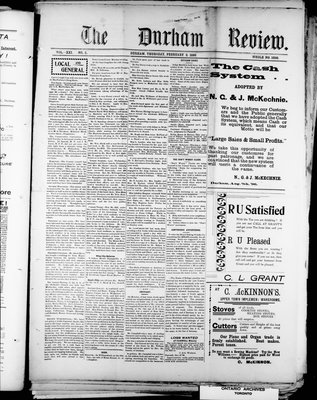 Durham Review (1897), 2 Feb 1899