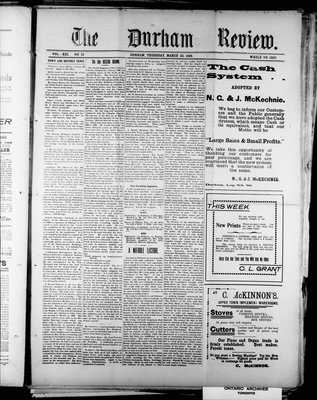 Durham Review (1897), 23 Mar 1899