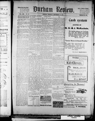 Durham Review (1897), 28 Sep 1899