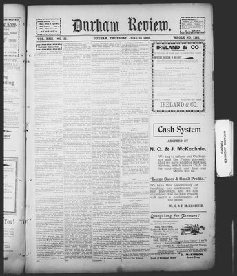 Durham Review (1897), 21 Jun 1900