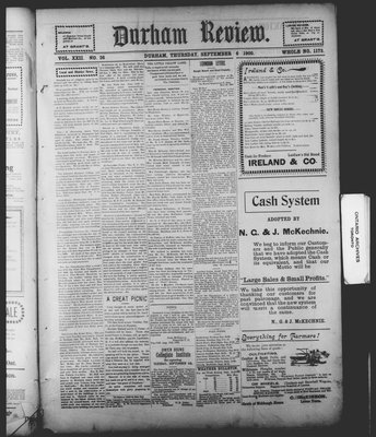 Durham Review (1897), 6 Sep 1900