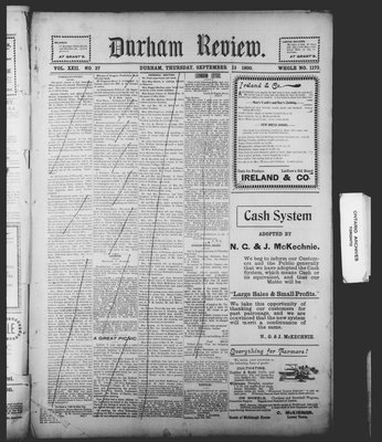 Durham Review (1897), 13 Sep 1900