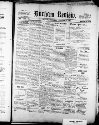 Durham Review (1897), 21 Feb 1901