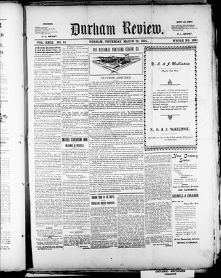 Durham Review (1897), 28 Mar 1901