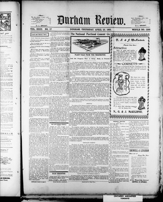 Durham Review (1897), 25 Apr 1901