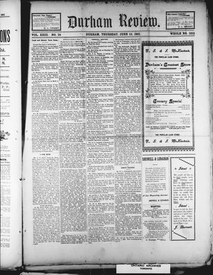 Durham Review (1897), 13 Jun 1901