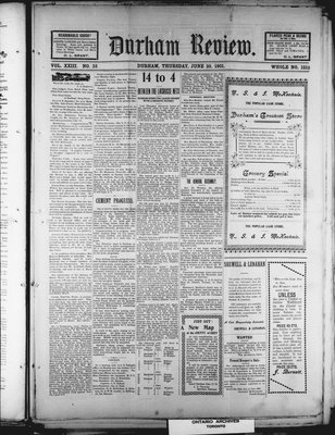 Durham Review (1897), 20 Jun 1901