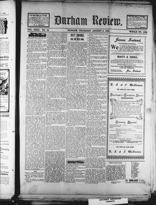 Durham Review (1897), 8 Aug 1901