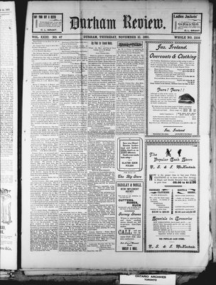 Durham Review (1897), 21 Nov 1901