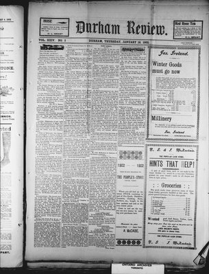 Durham Review (1897), 16 Jan 1902