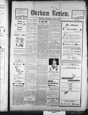 Durham Review (1897), 1 May 1902