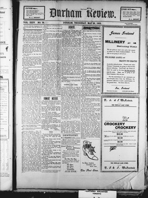 Durham Review (1897), 29 May 1902