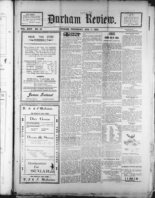 Durham Review (1897), 7 Aug 1902