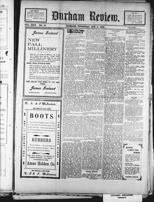 Durham Review (1897), 9 Oct 1902