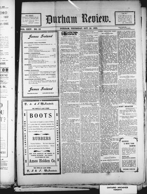 Durham Review (1897), 16 Oct 1902