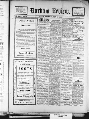 Durham Review (1897), 13 Nov 1902