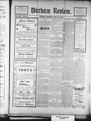 Durham Review (1897), 20 Nov 1902