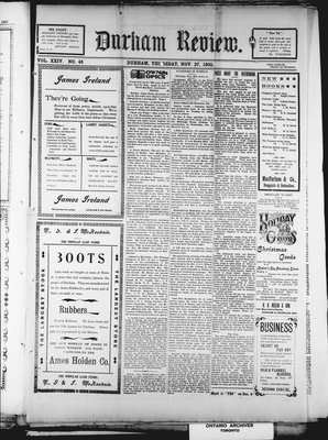 Durham Review (1897), 27 Nov 1902