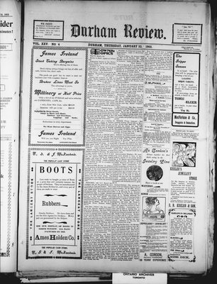 Durham Review (1897), 22 Jan 1903