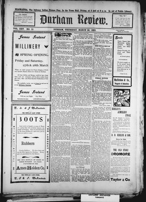 Durham Review (1897), 26 Mar 1903