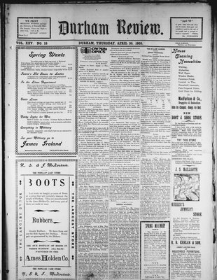 Durham Review (1897), 30 Apr 1903